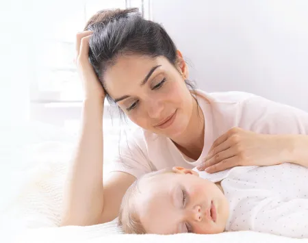 Madre e hijo piel atópica